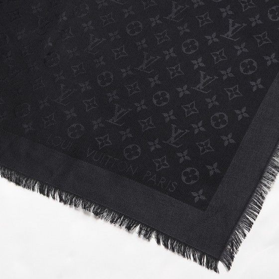 Louis Vuitton M71329 Monogramm Schal – Schwarz