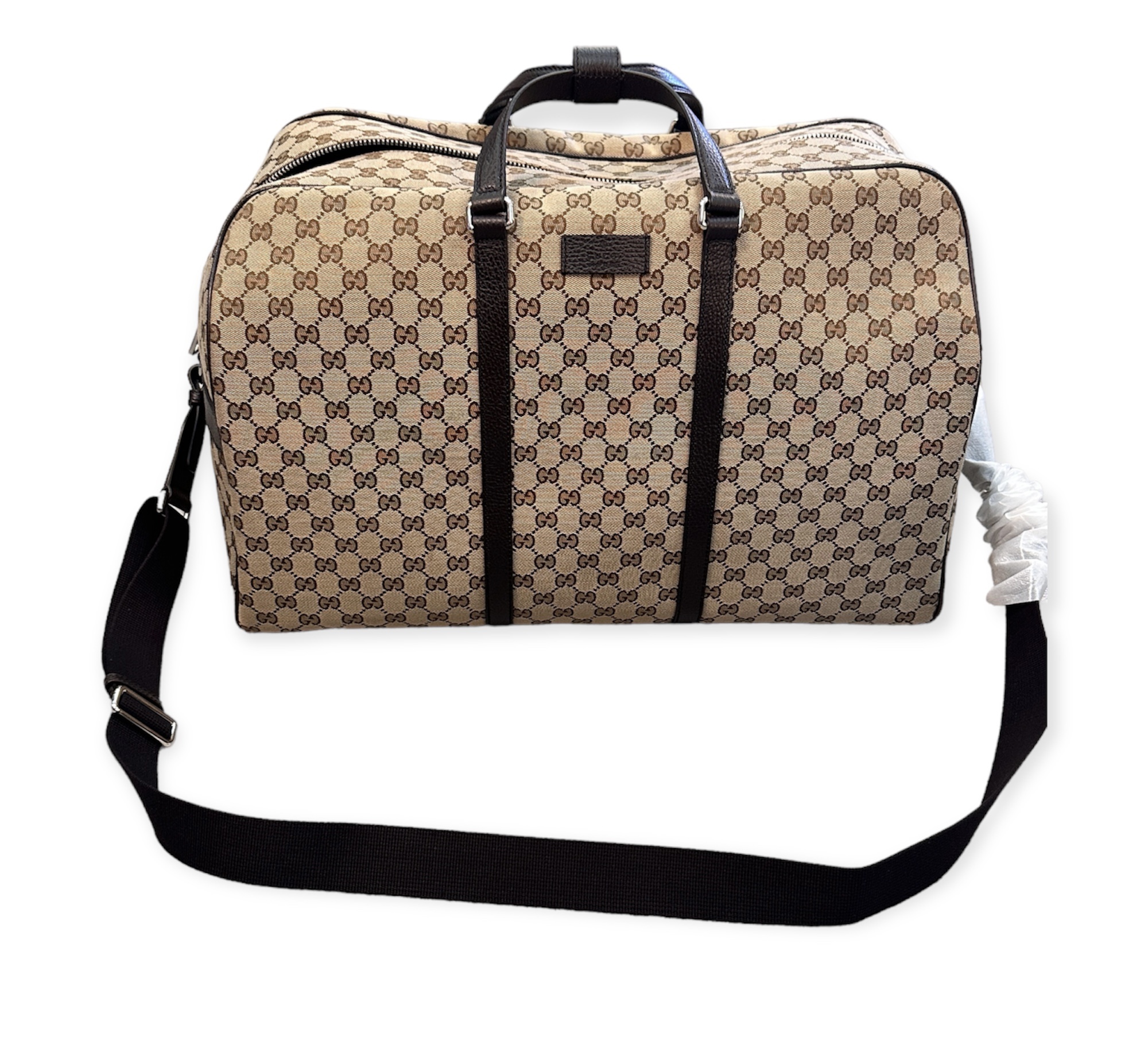 Gucci Herren stoff reisetasche in mettallic
